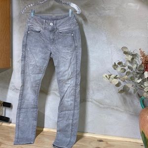 G star raw 27 x 30 mid skinny grey jeans
